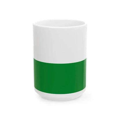 Bandera Provincia Esmeraldas (Ecuador) White Coffee Mug 15oz - Go Mug Yourself