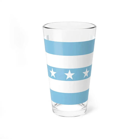 Bandera Provincia Guayas (Ecuador) Pint Glass 16oz 16oz - Go Mug Yourself