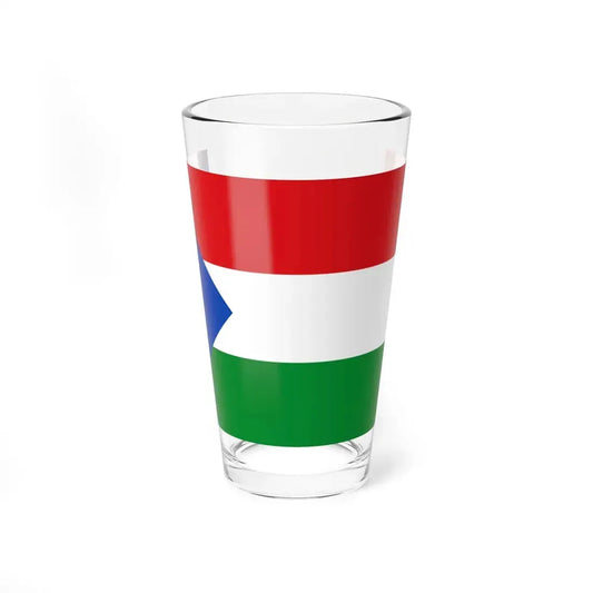 Bandera Provincia Imbabura (Ecuador) Pint Glass 16oz 16oz - Go Mug Yourself