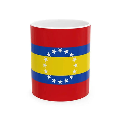 Bandera Provincia Loja (Ecuador) White Coffee Mug 11oz - Go Mug Yourself