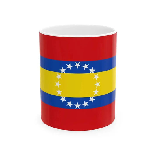 Bandera Provincia Loja (Ecuador) White Coffee Mug 11oz - Go Mug Yourself