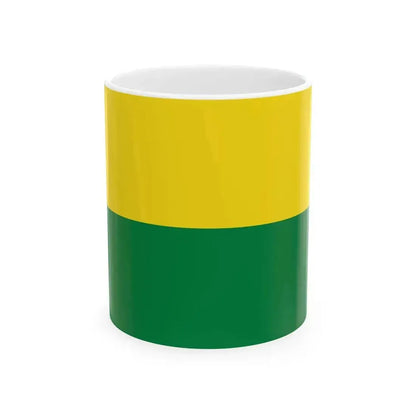 Bandera Provincia Morona Santiago (Ecuador) White Coffee Mug 11oz - Go Mug Yourself