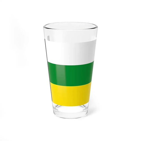Bandera Provincia Orellana (Ecuador) Pint Glass 16oz 16oz - Go Mug Yourself
