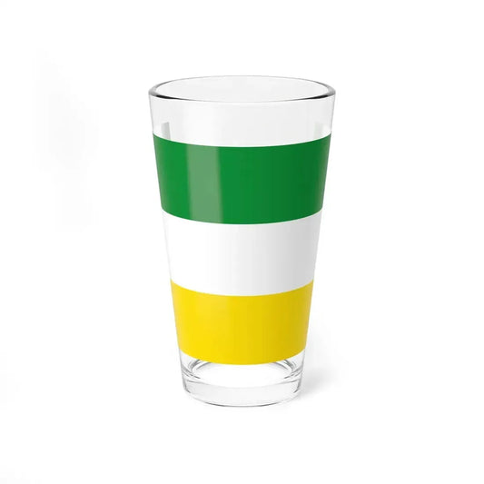 Bandera Provincia Sucumbíos (Ecuador) Pint Glass 16oz 16oz - Go Mug Yourself