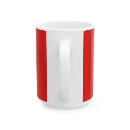 Bandera Pueblo Unido Costa Rica (Costa Rica) White Coffee Mug - Go Mug Yourself
