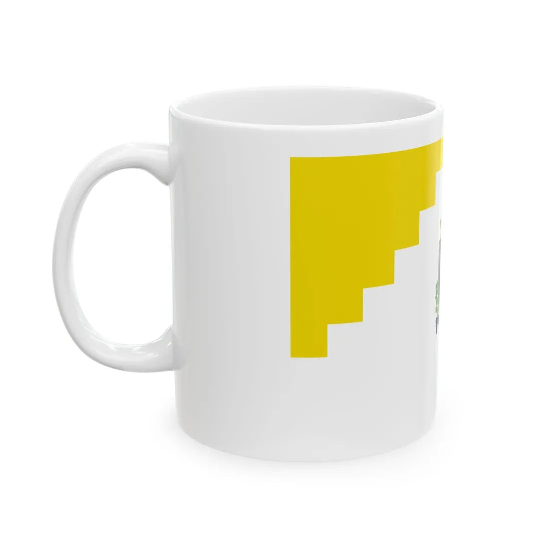 Bandera Region Ica (Peru) White Coffee Mug - Go Mug Yourself