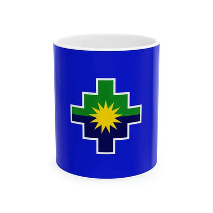 Bandera Region Puno (Peru) White Coffee Mug 11oz - Go Mug Yourself