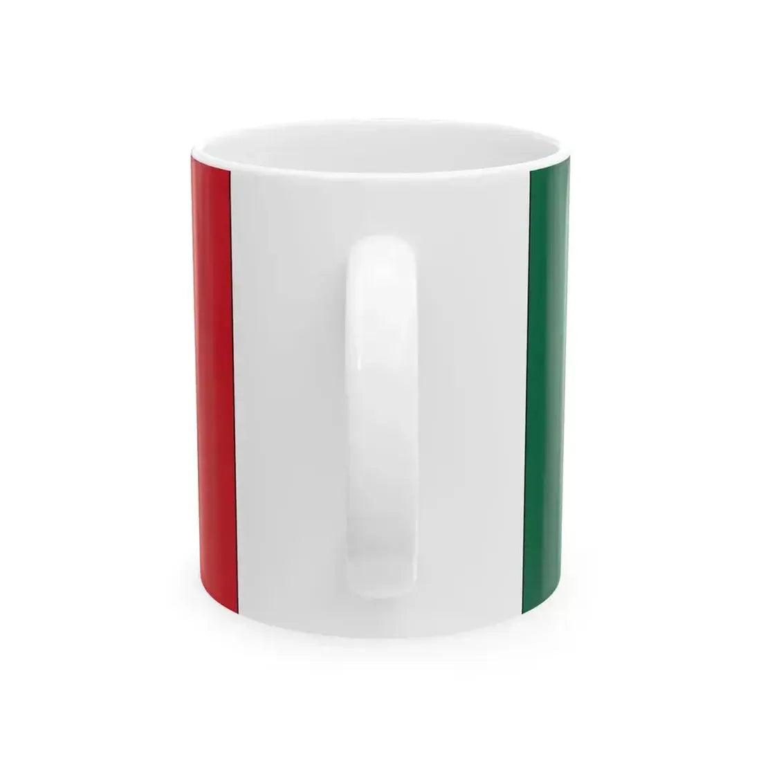 Bandera Republia Restaurada Mexico Liberal 1846 a 1879 (Mexico) White Coffee Mug - Go Mug Yourself