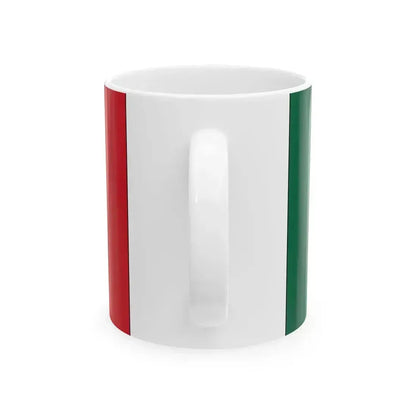 Bandera Republia Restaurada Mexico Liberal 1846 a 1879 (Mexico) White Coffee Mug - Go Mug Yourself