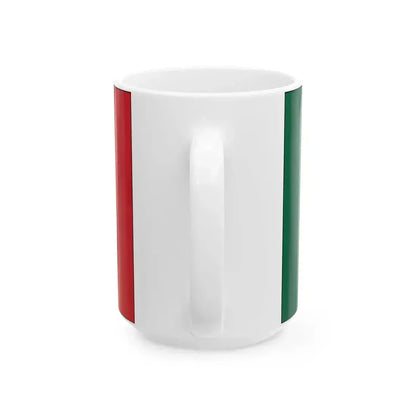 Bandera Republia Restaurada Mexico Liberal 1846 a 1879 (Mexico) White Coffee Mug - Go Mug Yourself