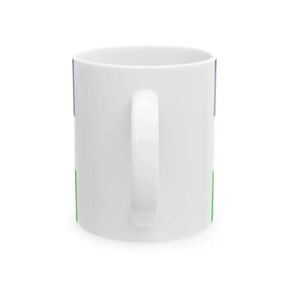 Bandera rio negro no oficial (Argentina) White Coffee Mug - Go Mug Yourself