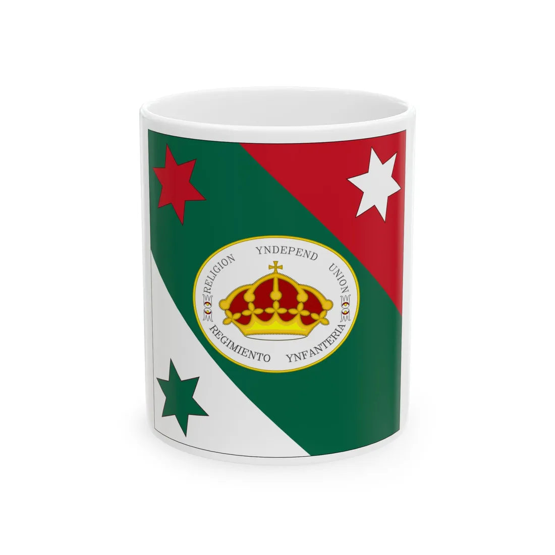 Bandera Trigarante MNH (Belize) White Coffee Mug 11oz - Go Mug Yourself