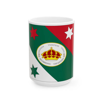 Bandera Trigarante MNH (Belize) White Coffee Mug 15oz - Go Mug Yourself