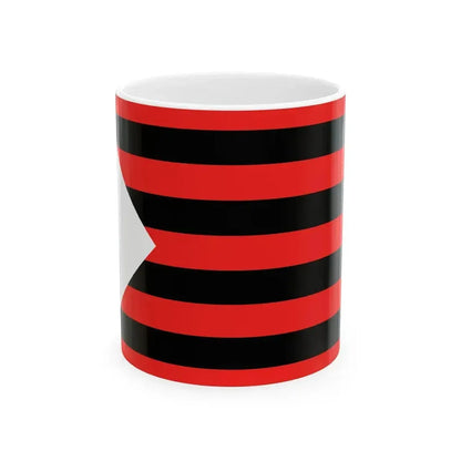 Bandera Ungheni (Moldova) White Coffee Mug 11oz - Go Mug Yourself