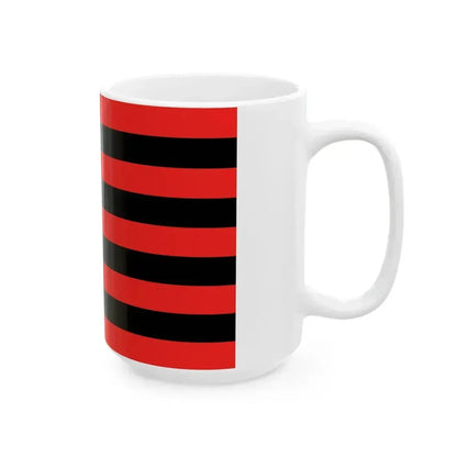 Bandera Ungheni (Moldova) White Coffee Mug - Go Mug Yourself