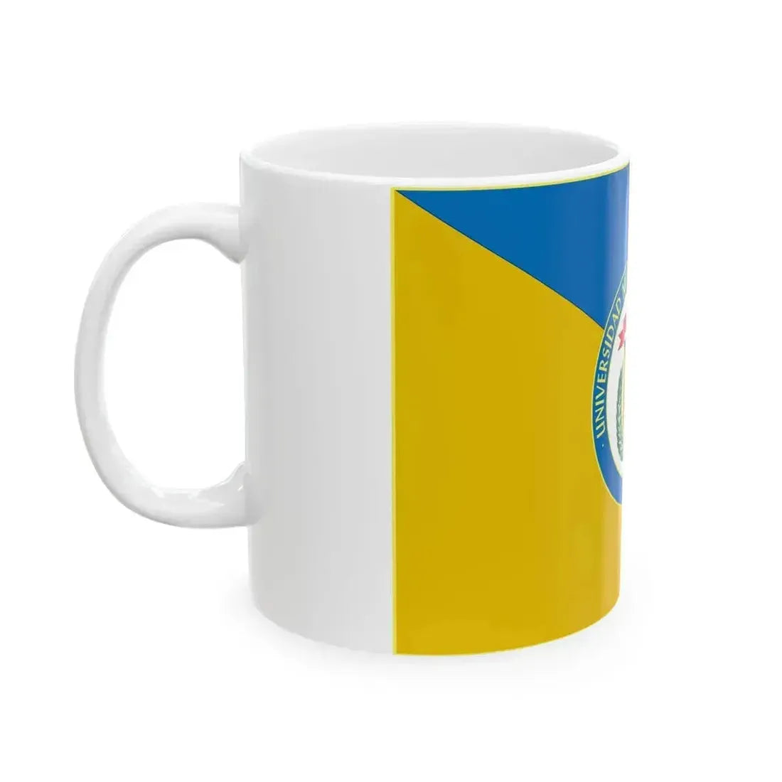 Bandera Universidad Militar Nueva Granada (Colombia) White Coffee Mug - Go Mug Yourself