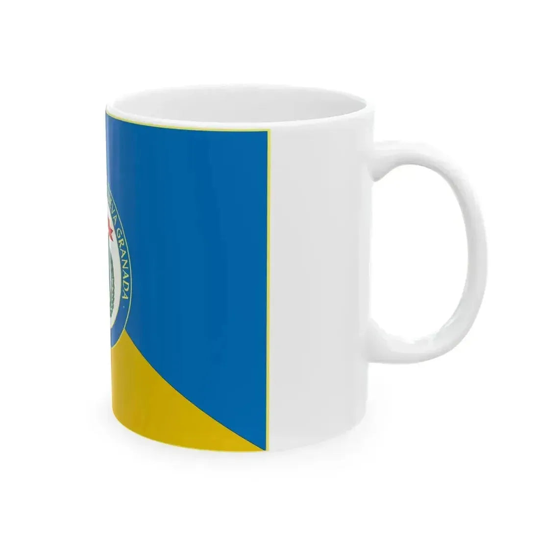 Bandera Universidad Militar Nueva Granada (Colombia) White Coffee Mug - Go Mug Yourself