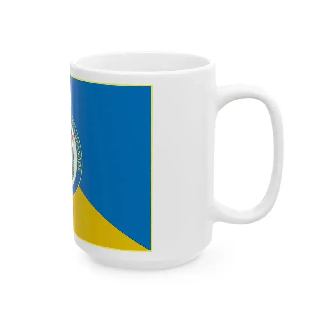 Bandera Universidad Militar Nueva Granada (Colombia) White Coffee Mug - Go Mug Yourself