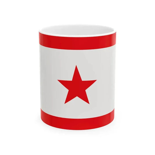 Bandera UNLF (India) White Coffee Mug 11oz - Go Mug Yourself