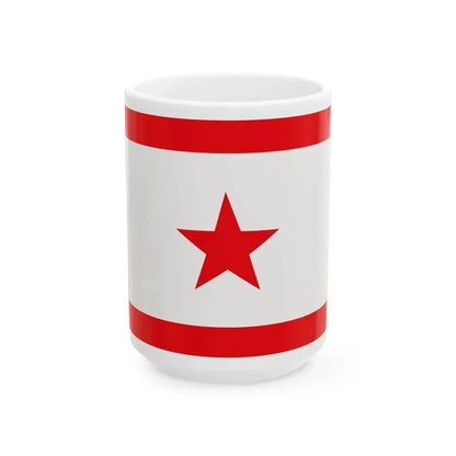 Bandera UNLF (India) White Coffee Mug 15oz - Go Mug Yourself