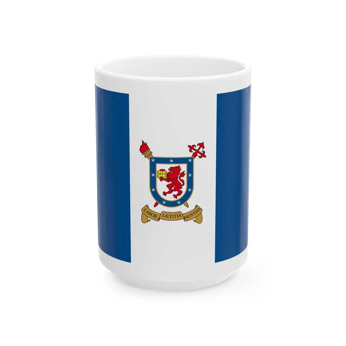 Bandera USACH (Chile) White Coffee Mug 15oz - Go Mug Yourself