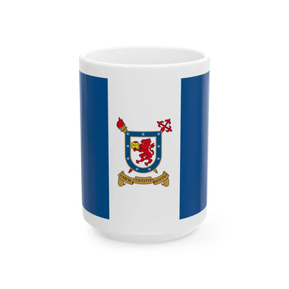 Bandera USACH (Chile) White Coffee Mug 15oz - Go Mug Yourself