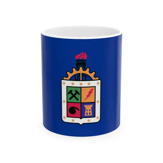 Bandera UTE (Chile) White Coffee Mug 11oz - Go Mug Yourself