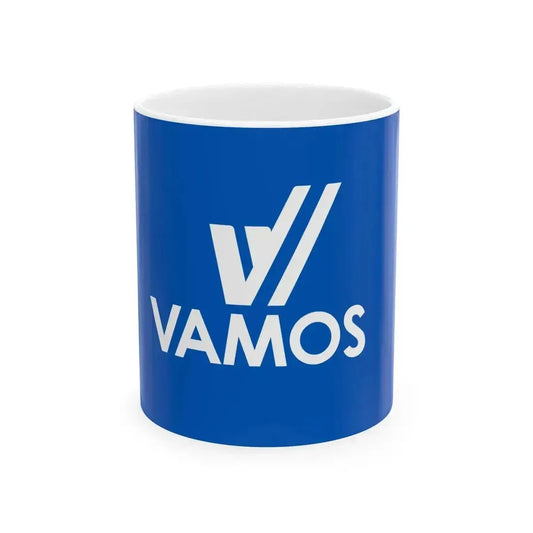 Bandera Vamos (El Salvador) White Coffee Mug 11oz - Go Mug Yourself