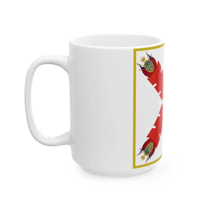 BANDERA VIRREINAL NOVOHISPANA (Mexico) White Coffee Mug - Go Mug Yourself