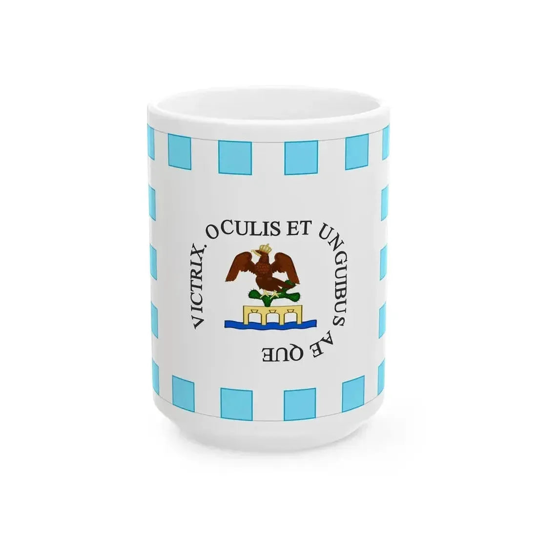 Bandera y Estandarte de Morelos (Mexico) White Coffee Mug 15oz - Go Mug Yourself