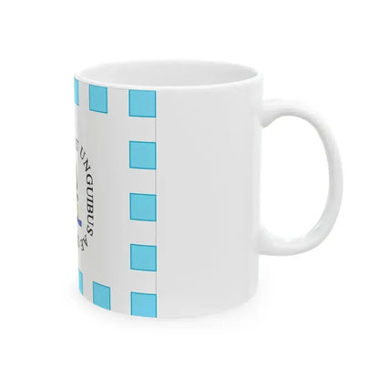 Bandera y Estandarte de Morelos (Mexico) White Coffee Mug - Go Mug Yourself