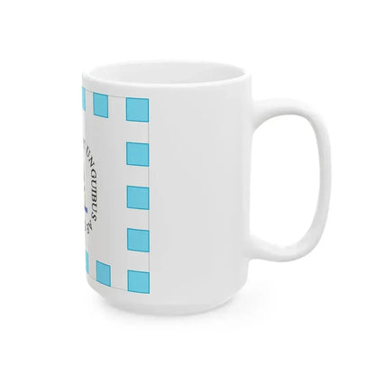 Bandera y Estandarte de Morelos (Mexico) White Coffee Mug - Go Mug Yourself