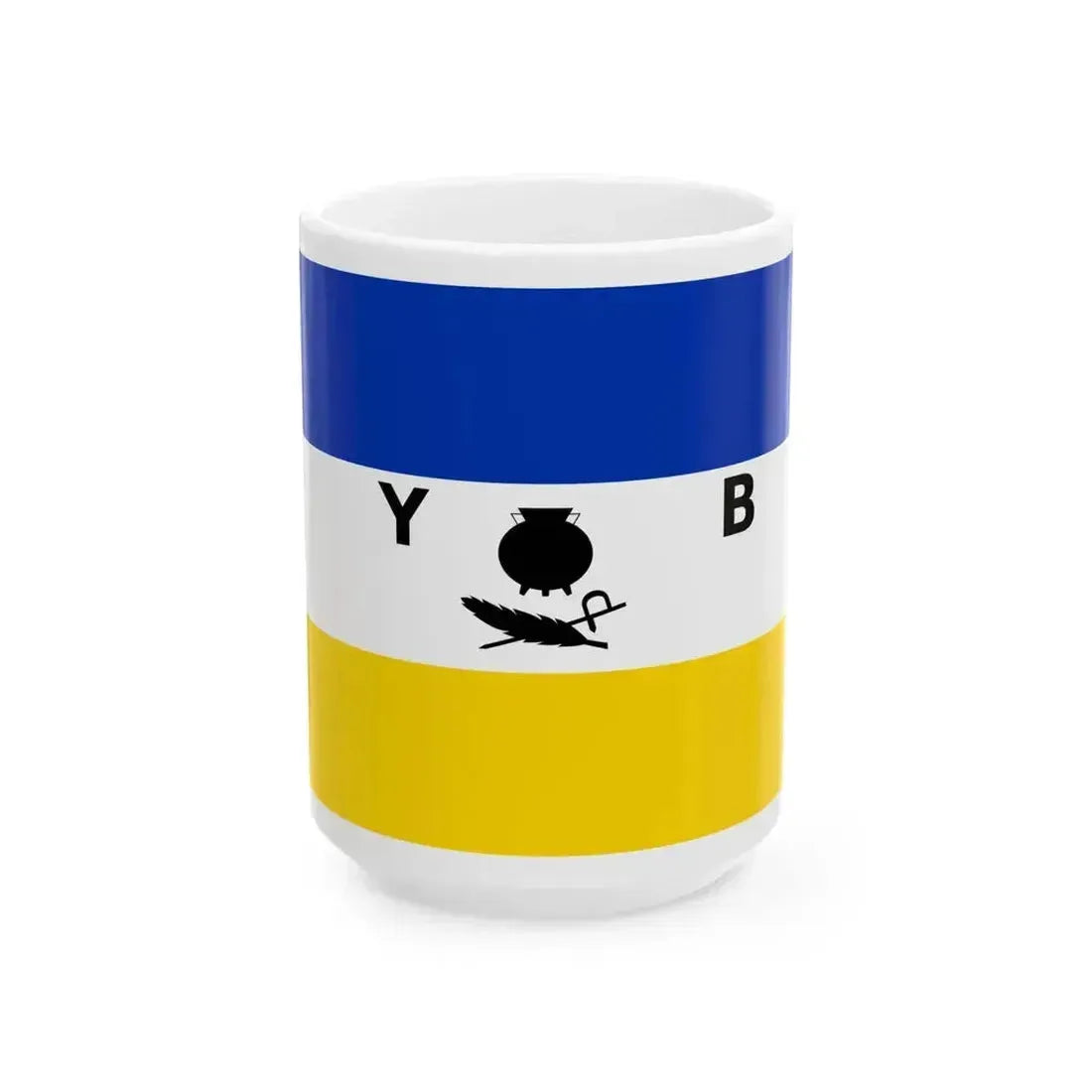 Bandera Yerbas Buenas (Chile) White Coffee Mug 15oz - Go Mug Yourself