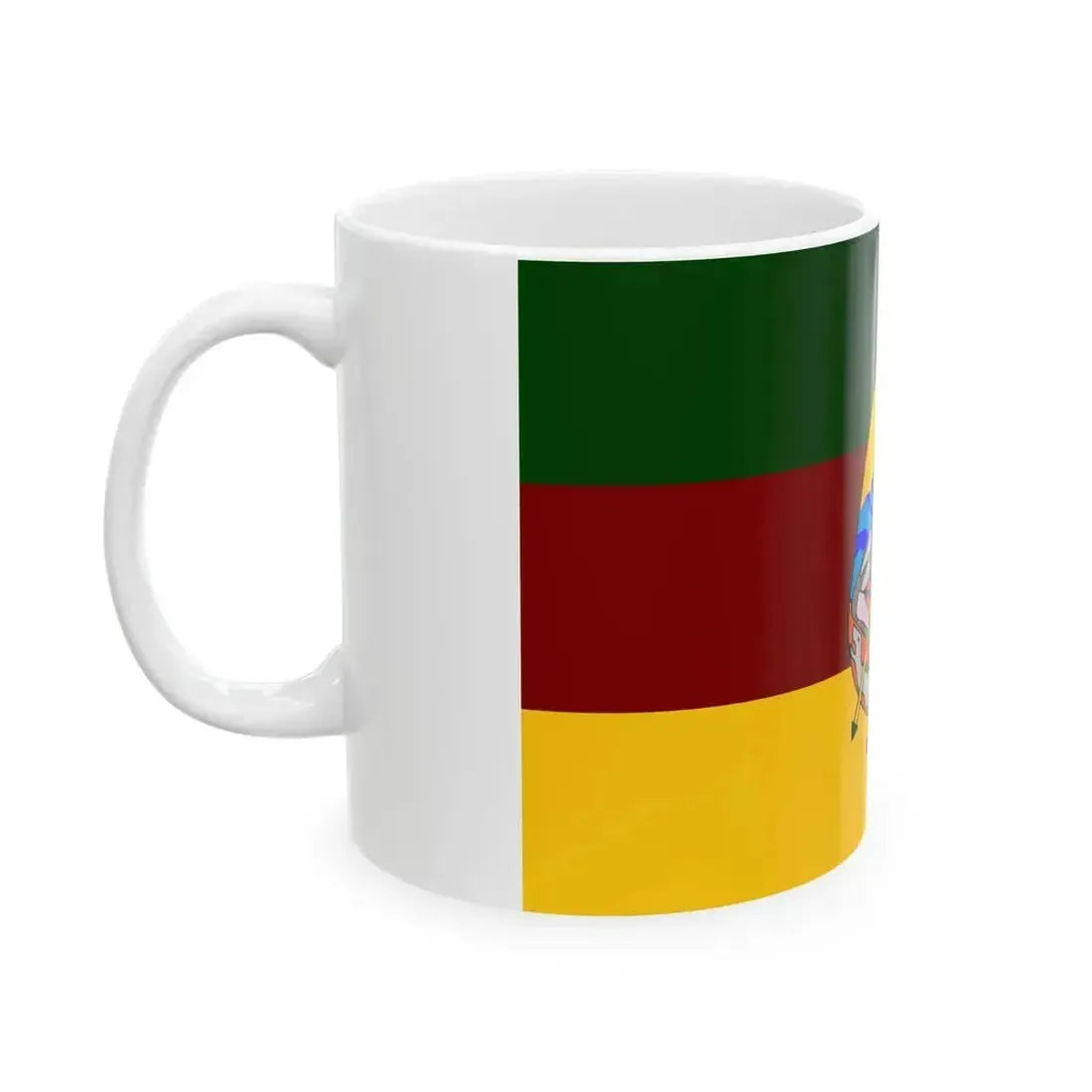 Banderaayuukmixemf (Mexico) White Coffee Mug - Go Mug Yourself