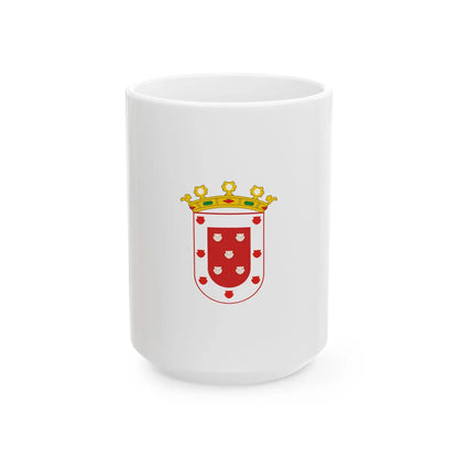 Banderaescudosanchep (Chile) White Coffee Mug 15oz - Go Mug Yourself