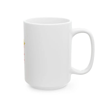 Banderaescudosanchep (Chile) White Coffee Mug - Go Mug Yourself