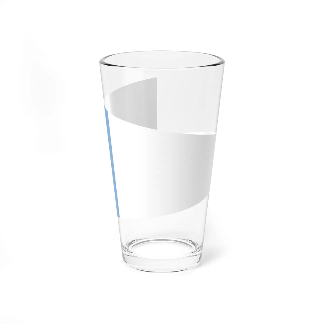 Banderín comandante de la división naval armada Argentina (Argentina) Pint Glass 16oz 16oz - Go Mug Yourself