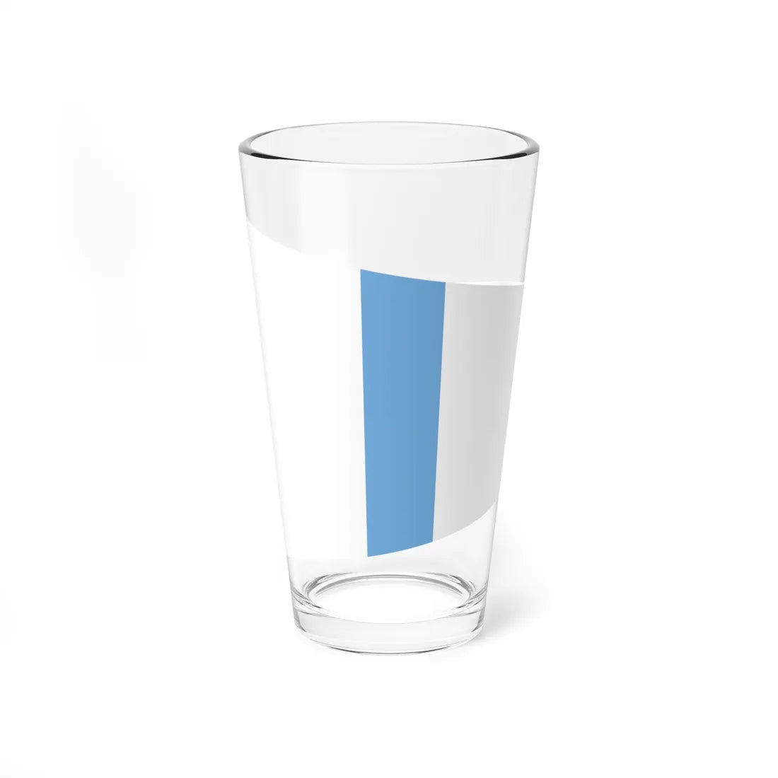 Banderín comandante de la división naval armada Argentina (Argentina) Pint Glass 16oz - Go Mug Yourself