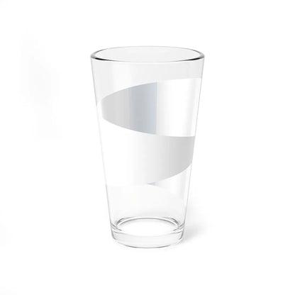 Banderín comandante de la división naval armada Argentina (Argentina) Pint Glass 16oz - Go Mug Yourself