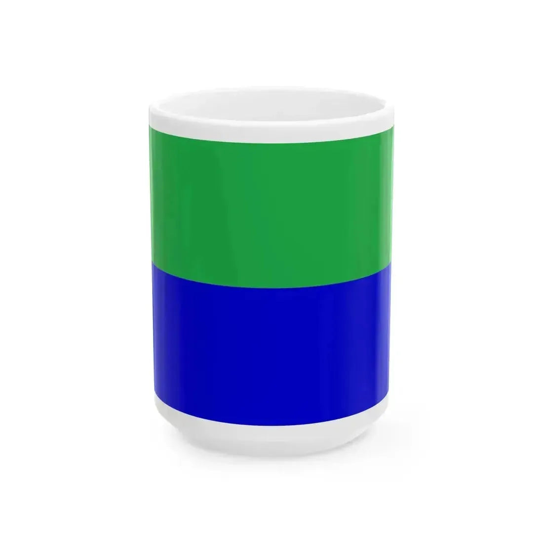 Bandiera Chiavari (Italy) White Coffee Mug 15oz - Go Mug Yourself