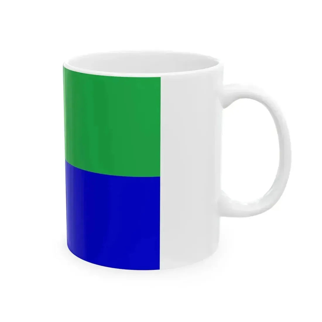 Bandiera Chiavari (Italy) White Coffee Mug - Go Mug Yourself