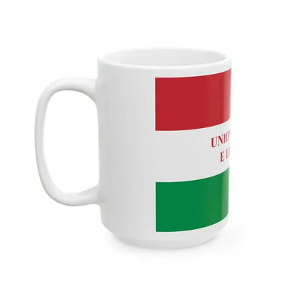 Bandiera della Giovine Italia (Italy) White Coffee Mug - Go Mug Yourself