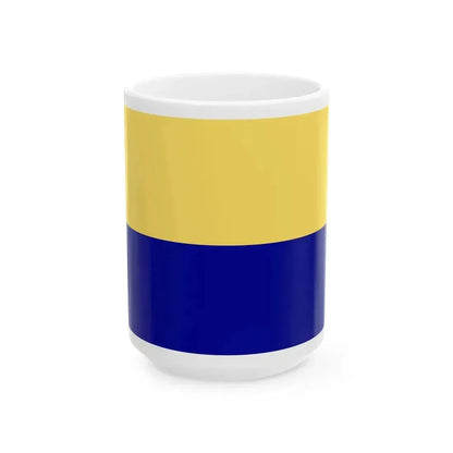 Bandiera di Albissola Marina (Italy) White Coffee Mug 15oz - Go Mug Yourself