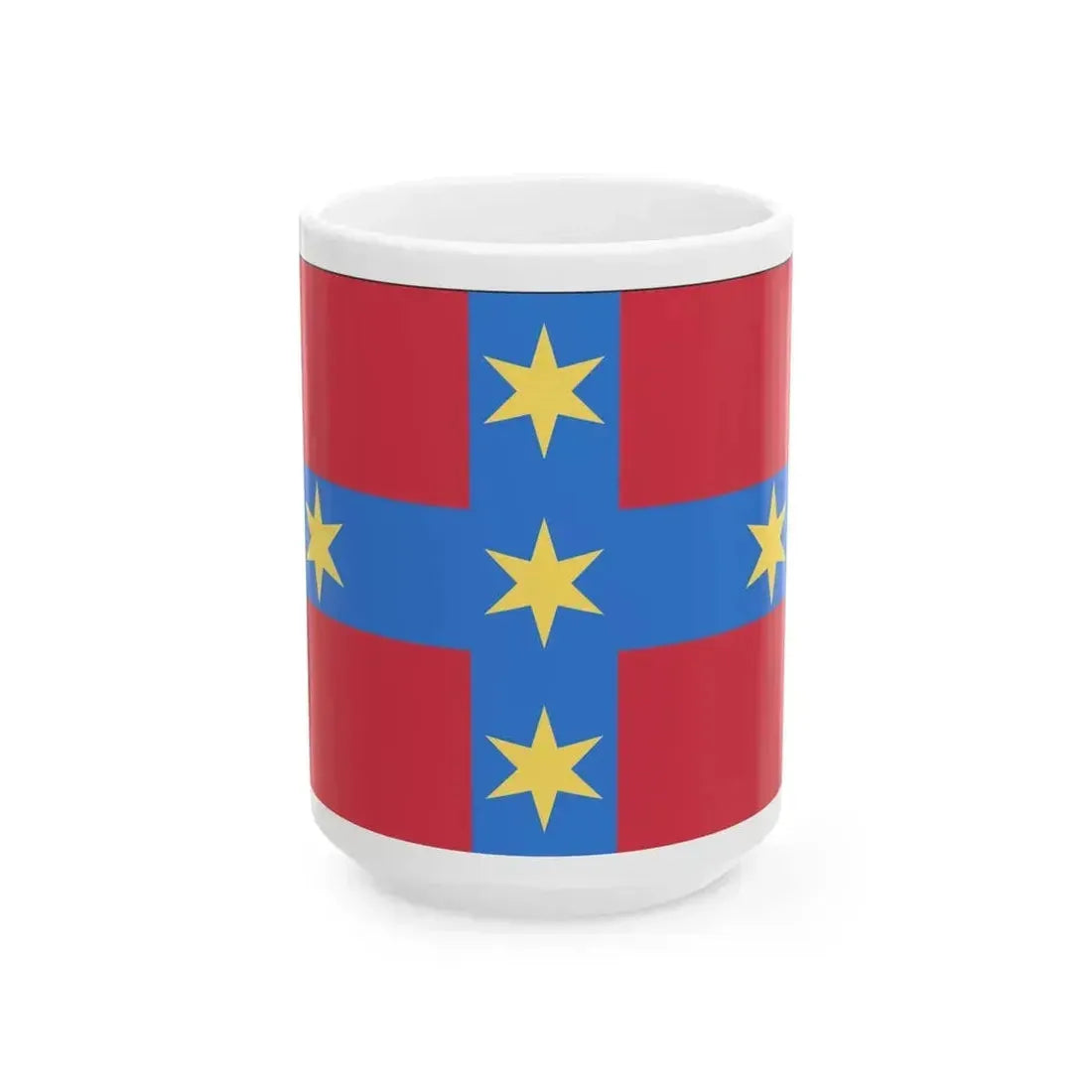 Bandiera di Camporosso non ufficiale (Italy) White Coffee Mug 15oz - Go Mug Yourself
