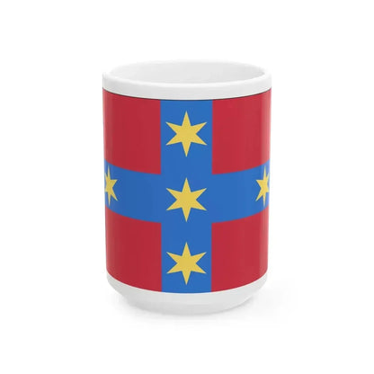 Bandiera di Camporosso non ufficiale (Italy) White Coffee Mug 15oz - Go Mug Yourself