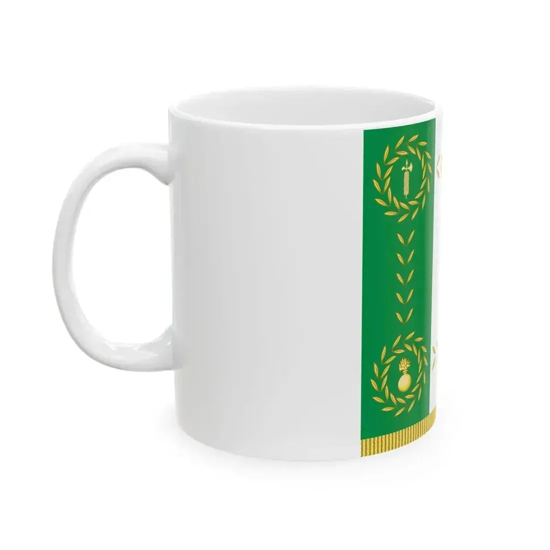 Bandiera di combattimento per le Forze Armate della Repubblica Sociale Italiana (Italy) White Coffee Mug - Go Mug Yourself