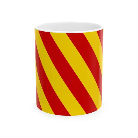 Bandiera di Finale Ligure (Italy) White Coffee Mug 11oz - Go Mug Yourself