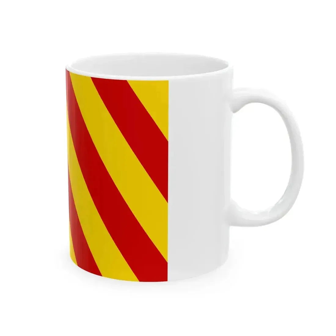 Bandiera di Finale Ligure (Italy) White Coffee Mug - Go Mug Yourself