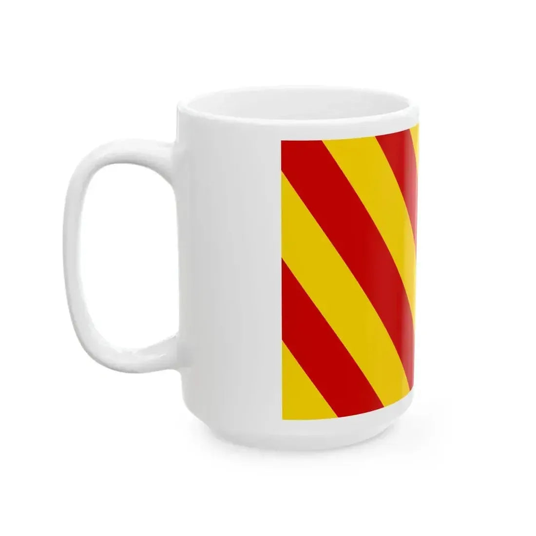 Bandiera di Finale Ligure (Italy) White Coffee Mug - Go Mug Yourself