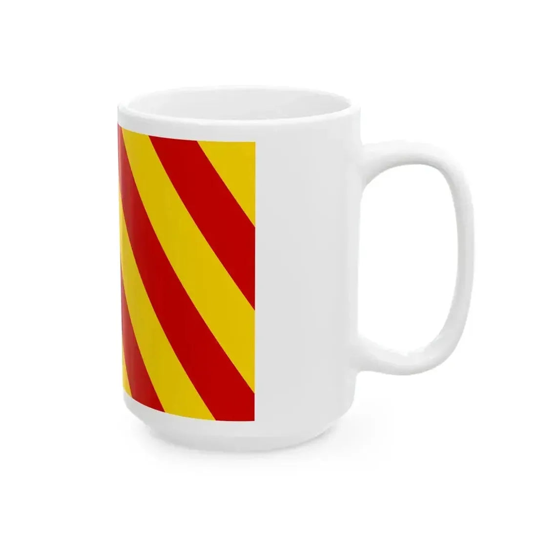 Bandiera di Finale Ligure (Italy) White Coffee Mug - Go Mug Yourself